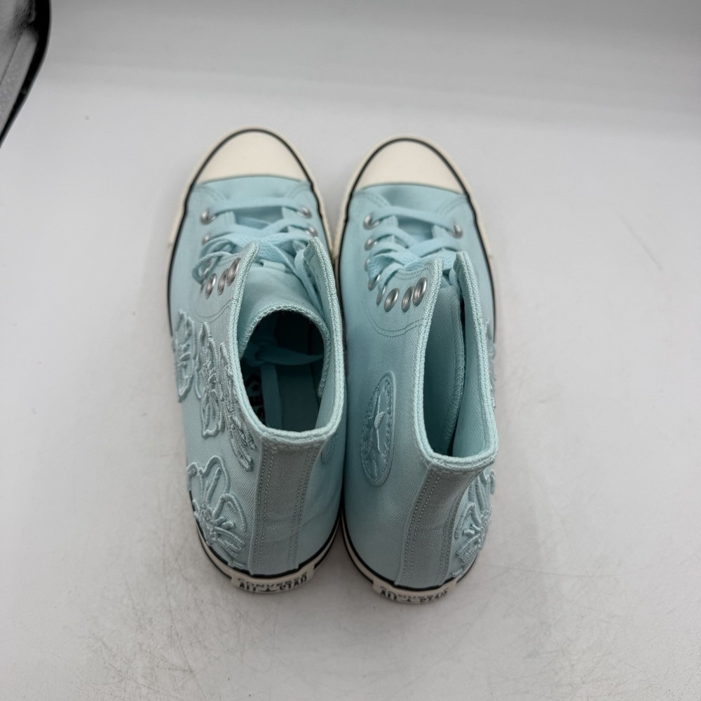 Converse Chuck Taylor All Star Hi Top Shoes Womens 9 Embroidered Floral A21409F - Picture 9 of 11